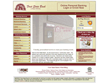 Tablet Screenshot of firststatebankredwing.com